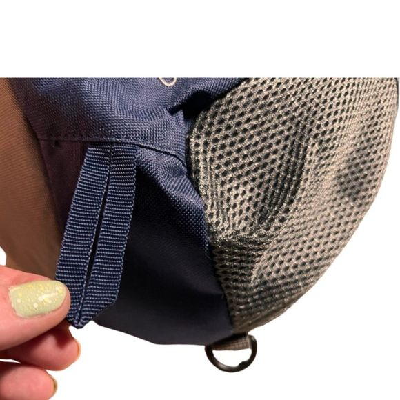 DCL Disney Cruise Line One Shoulder Sling Backpack Blue Gray Castaway Club Mesh - Picture 10 of 12